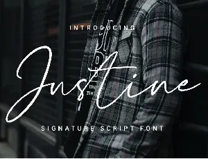 Justine font