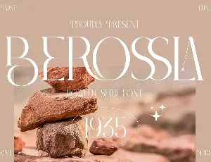 Berossla font