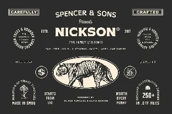 S&S Nickson Typeface font