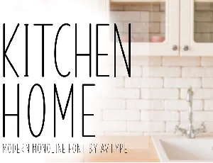 Kitchen Home font