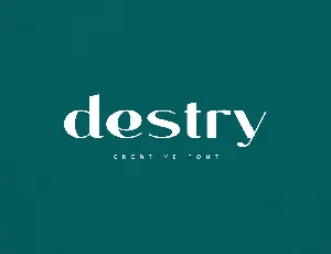 Destry font