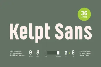 Kelpt Sans Family font