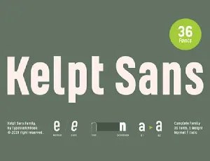 Kelpt Sans Family font