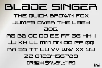 Blade Singer Free font