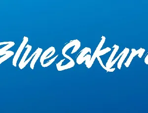 BlueSakura font