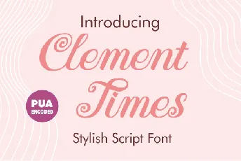 Clement Times font