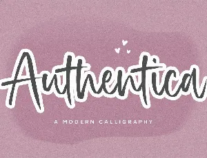 Authentica font