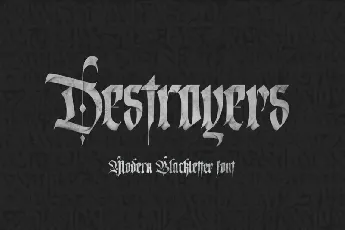 Destroyers font