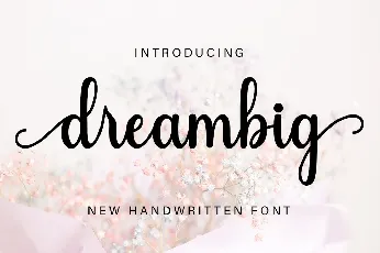 Dreambig font