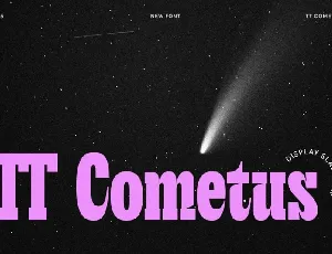 TT Cometus Family font