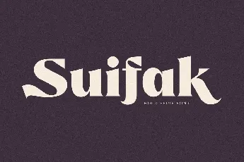 Suifak font