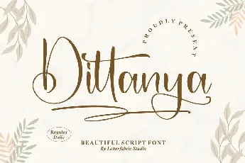 Dittanya font