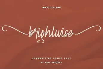 Brightwise Handwriting font