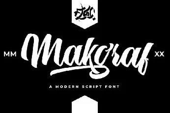 Makgraf Script font