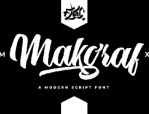 Makgraf Script font