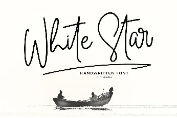 White Star Handwritten font