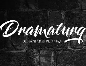 Dramaturg font