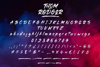 Thom Rodger font