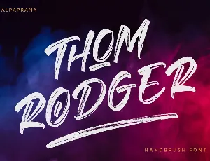 Thom Rodger font