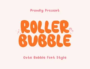 Roller Bubble font