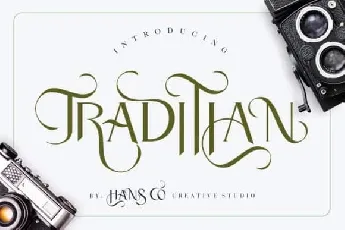 Traditian Display font