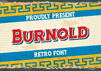 Burnold font