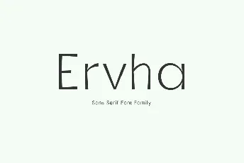 Ervha font