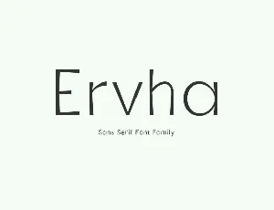 Ervha font