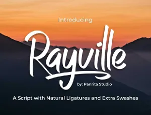 Rayville font