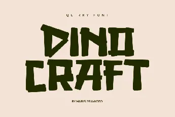 DINOCRAFT font