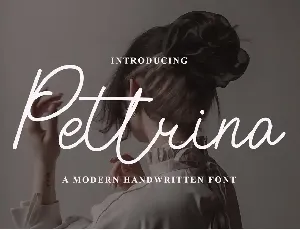 Pettrina Demo font