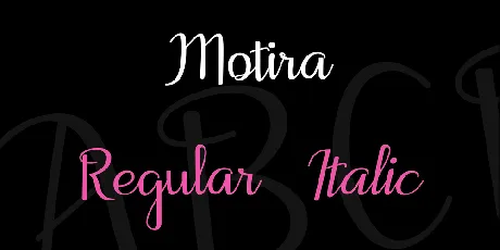 Motira font