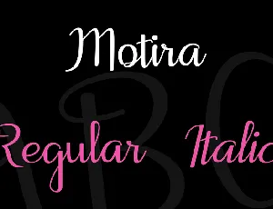 Motira font