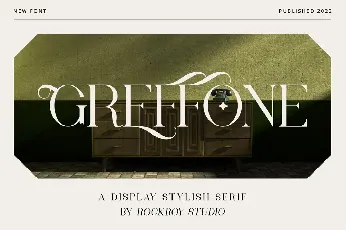 Greffone font