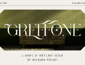 Greffone font