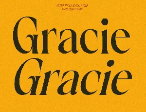 Gracie font