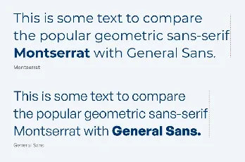 General Sans font