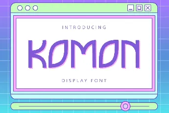 Komon – Display font