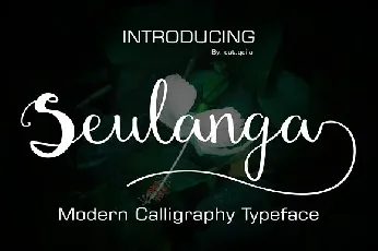 Seulanga Script font