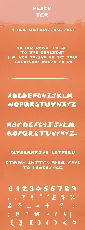 Peach Tea font