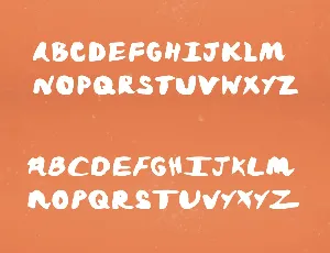 Peach Tea font