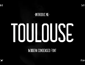 Toulouse font