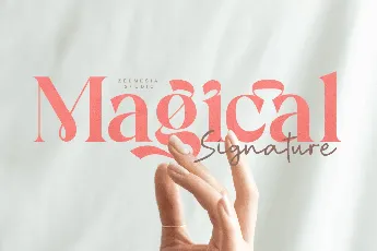 Magical Signature Personal Use font