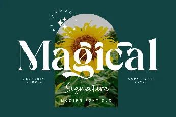 Magical Signature Personal Use font