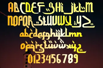 Sparkling Khufis font