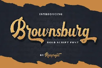 Brownsburg Demo font