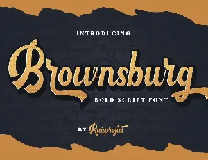 Brownsburg Demo font