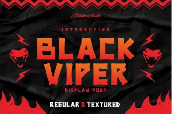 BLACK VIPER font