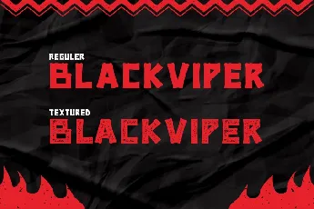 BLACK VIPER font