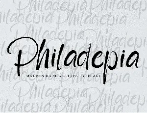 Philadepia font